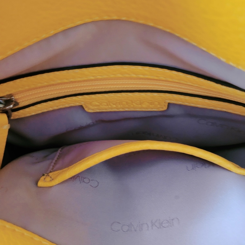 Calvin Klein Yellow Backpack - Picture 6 of 10